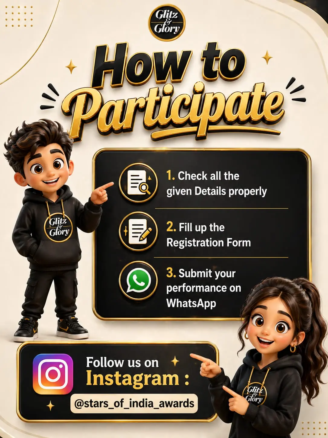 Check all the details & follow all the process to participate